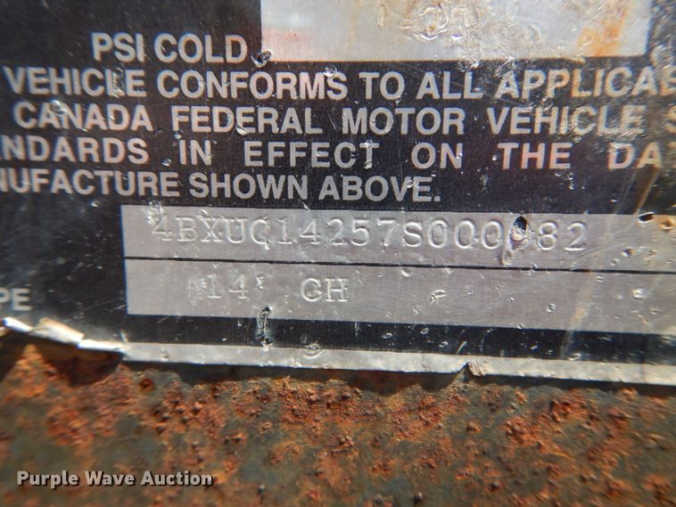 image for item DH5155 2007 Jerry James utility trailer