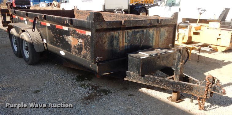 image for item DI8128 2004 H&H dump trailer