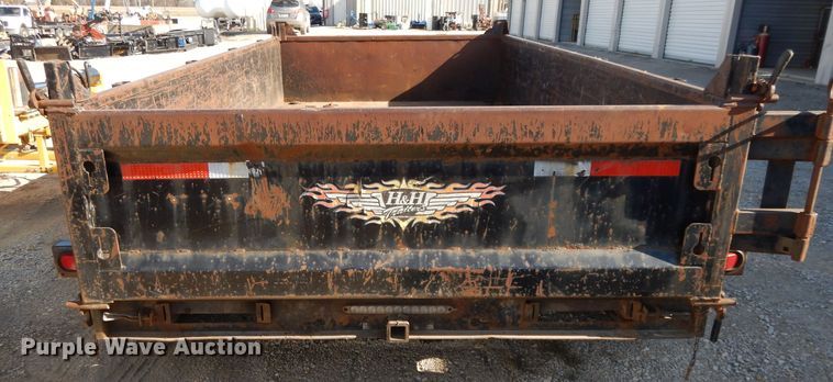 image for item DI8128 2004 H&H dump trailer