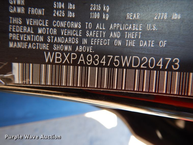 image for item DJ8135 2005 BMW X3  SUV