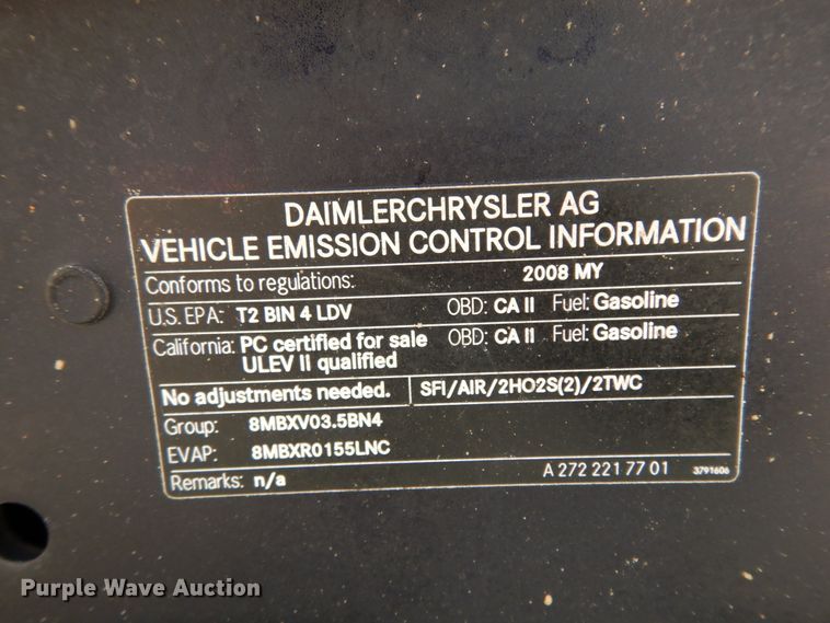 image for item DJ8136 2008 Mercedes Benz CLK350 convertible