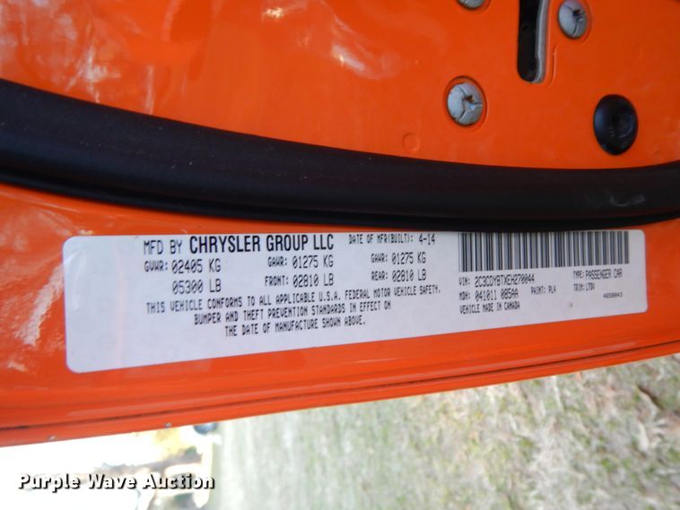 image for item DJ8140 2014 Dodge Challenger RT