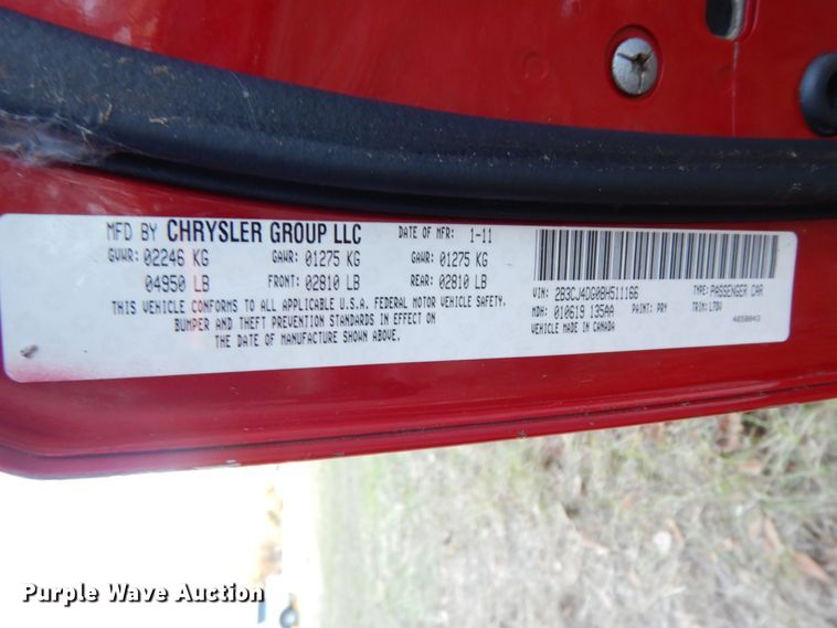 image for item DJ8141 2011 Dodge Challenger