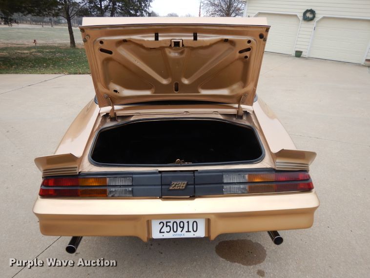 image for item DL2525 1981 Chevrolet Camaro Z28