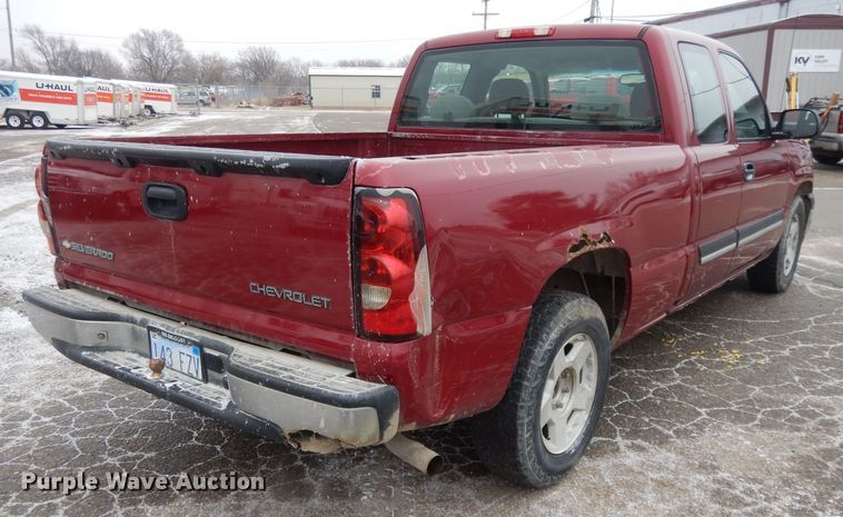 image for item DL2545 2005  Chevrolet Silverado 1500  Ext. Cab pickup truck