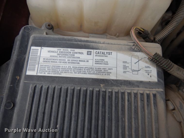 image for item DL2545 2005  Chevrolet Silverado 1500  Ext. Cab pickup truck