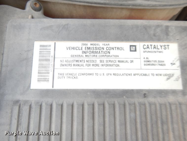 image for item DL2546 2008  Chevrolet Silverado 1500  Ext. Cab pickup truck