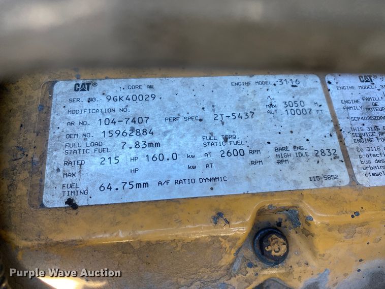 image for item EL9610 1996 GMC TopKick  fuel truck