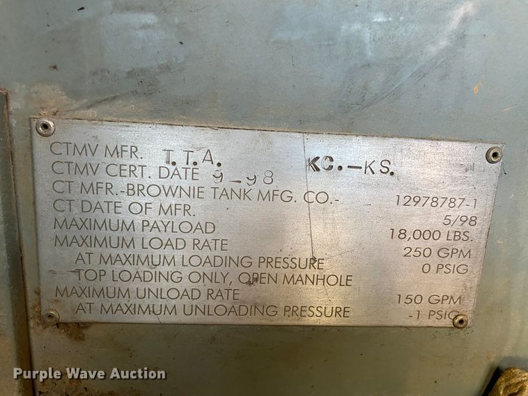 image for item EL9617 1995 Chevrolet Kodiak C5500  fuel truck