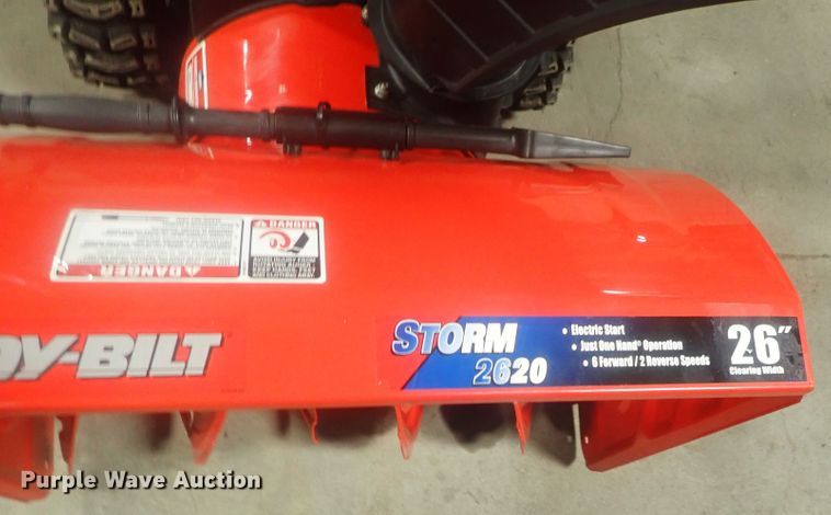 image for item EV9865 Troy-Bilt Storm 2620 snow blower