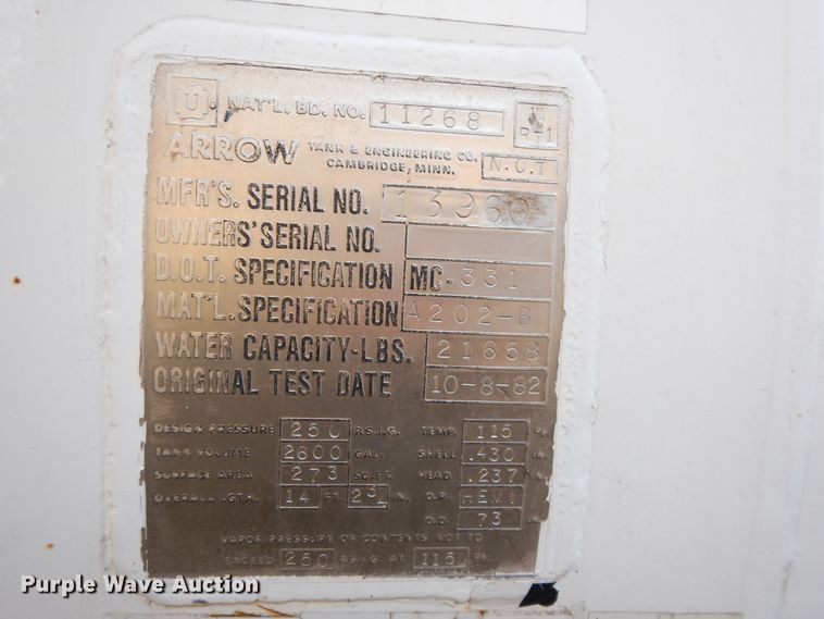 image for item GK9631 2000 GMC C7500  fuel truck