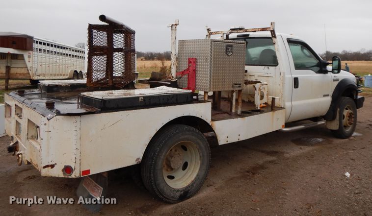 image for item GK9644 2007 Ford F450 Super Duty XL  flatbed truck