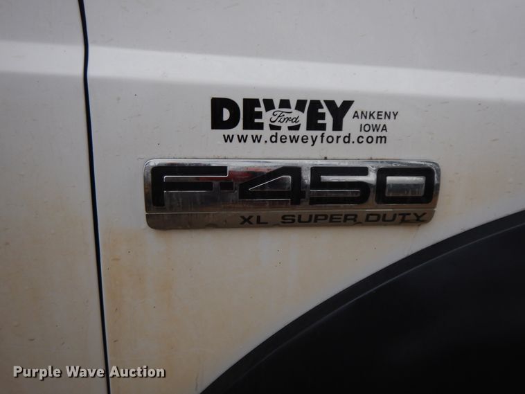 image for item GK9644 2007 Ford F450 Super Duty XL  flatbed truck