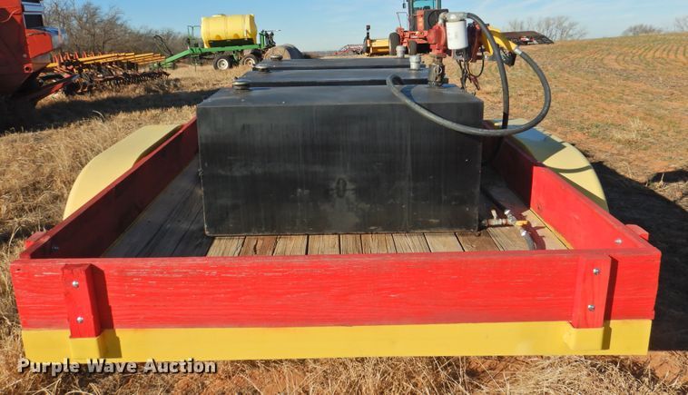 image for item HU9720 Shop built utility trailer with fuel tank system