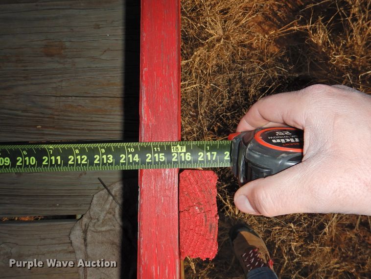 image for item HU9720 Shop built utility trailer with fuel tank system