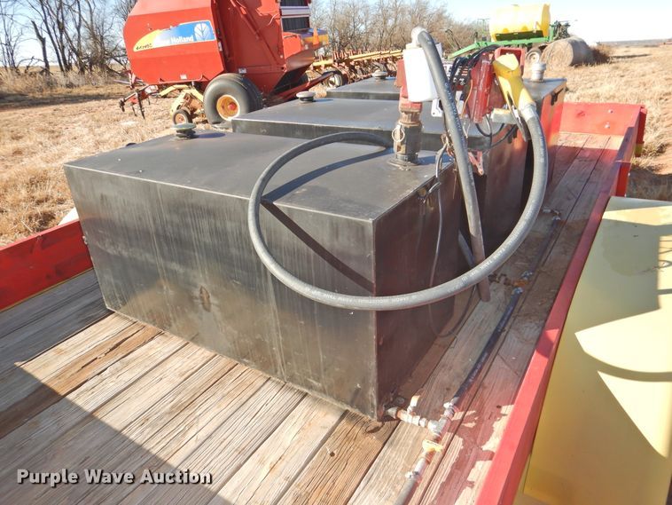 image for item HU9720 Shop built utility trailer with fuel tank system