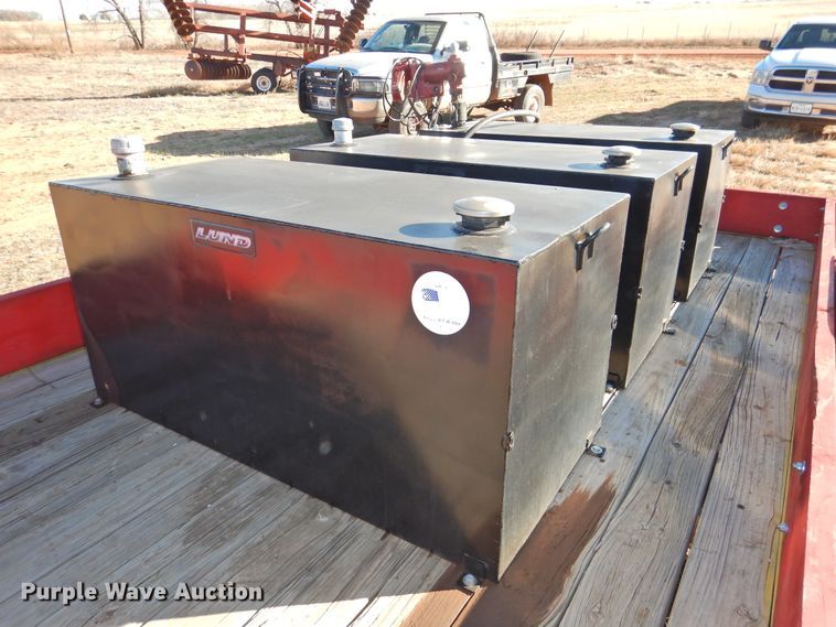 image for item HU9720 Shop built utility trailer with fuel tank system