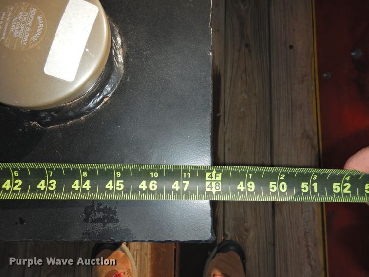 image for item HU9720 Shop built utility trailer with fuel tank system