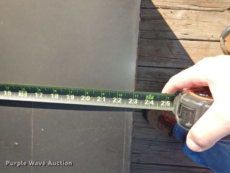 image for item HU9720 Shop built utility trailer with fuel tank system