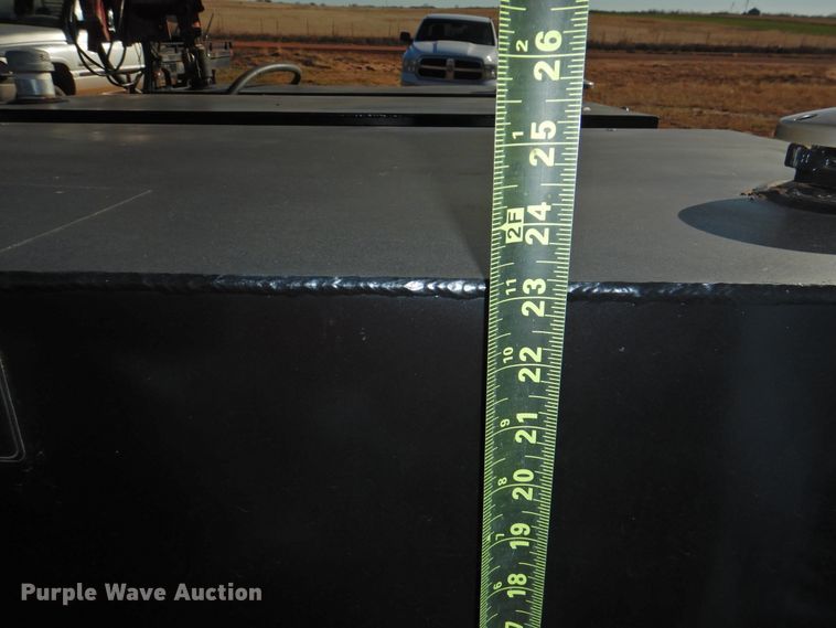 image for item HU9720 Shop built utility trailer with fuel tank system