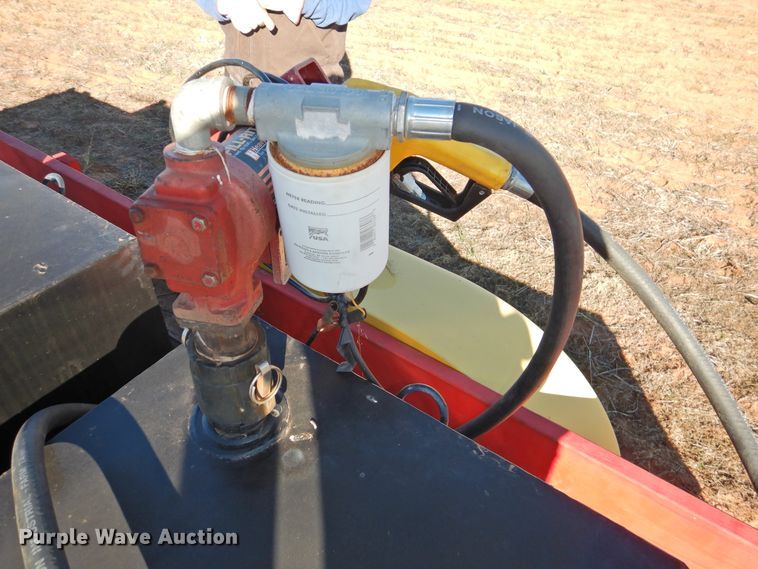 image for item HU9720 Shop built utility trailer with fuel tank system