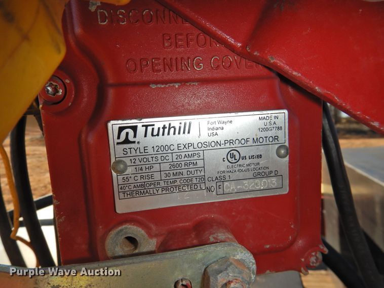 image for item HU9720 Shop built utility trailer with fuel tank system