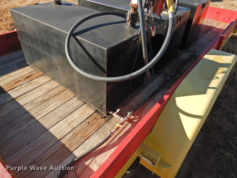 image for item HU9720 Shop built utility trailer with fuel tank system