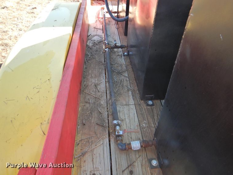 image for item HU9720 Shop built utility trailer with fuel tank system