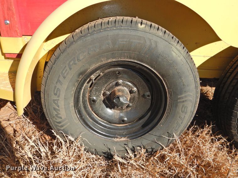 image for item HU9720 Shop built utility trailer with fuel tank system