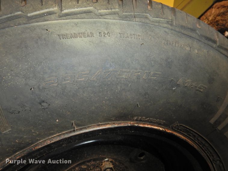 image for item HU9720 Shop built utility trailer with fuel tank system