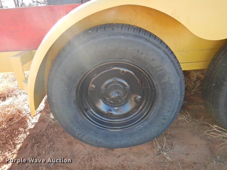 image for item HU9720 Shop built utility trailer with fuel tank system