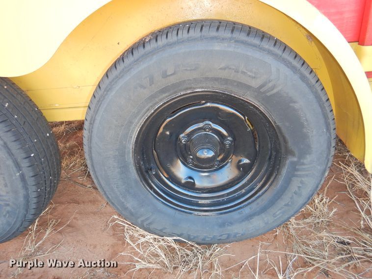 image for item HU9720 Shop built utility trailer with fuel tank system