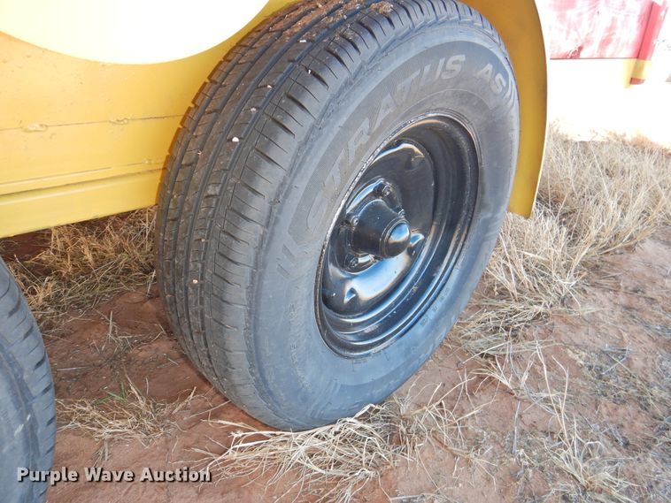 image for item HU9720 Shop built utility trailer with fuel tank system