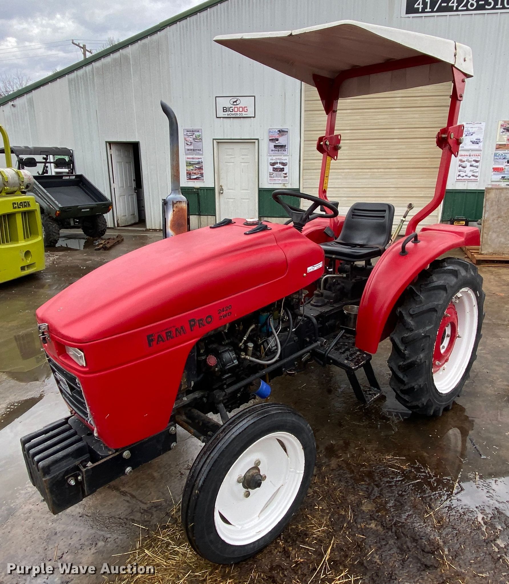 2004 Farm Pro 2420 tractor in Weaubleau, MO Item EL9632 sold Purple