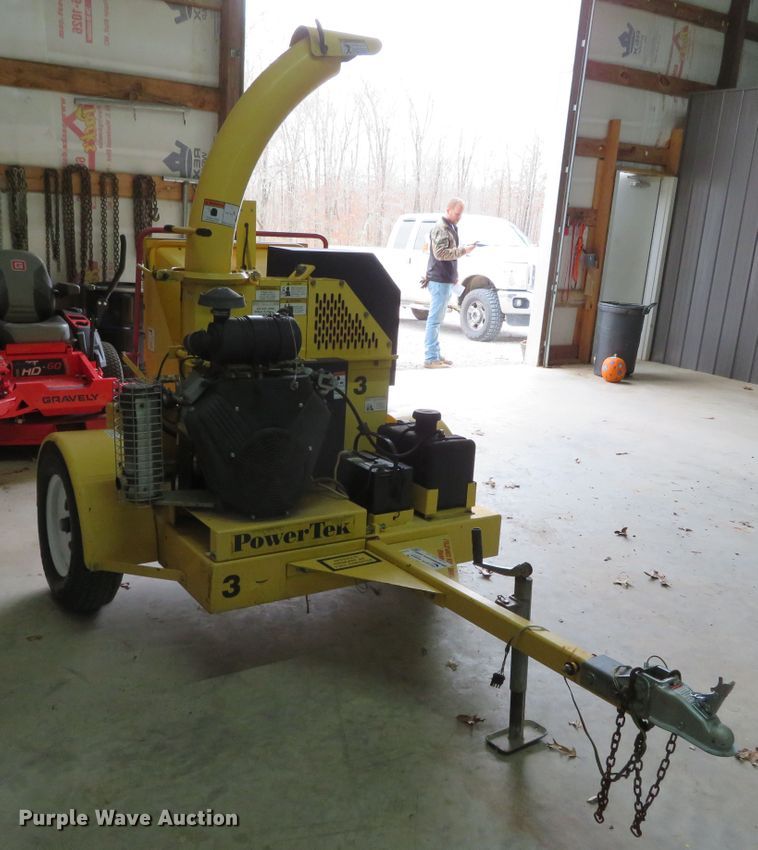 image for item DH0593 Power Tek 731  wood chipper