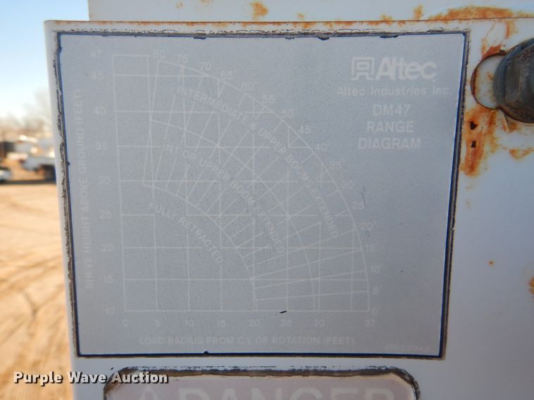 image for item DJ4908 2005 International 7300  pressure digger derrick truck