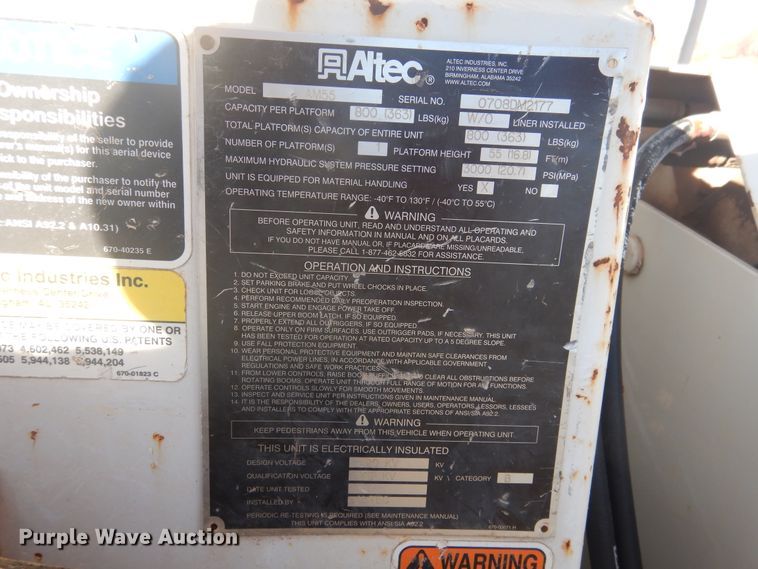 image for item DJ4910 2009 International 4300  bucket truck