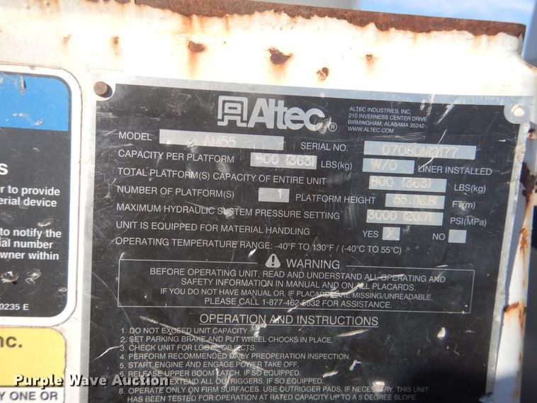 image for item DJ4910 2009 International 4300  bucket truck