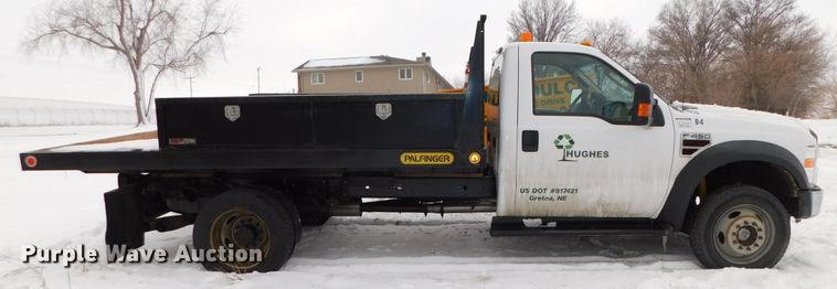 image for item DJ5897 2009 Ford F450 Super Duty XL  flatbed truck