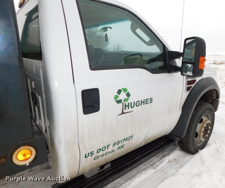 image for item DJ5897 2009 Ford F450 Super Duty XL  flatbed truck