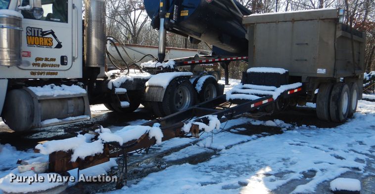 image for item DJ8575 1996 Leach end dump pup trailer