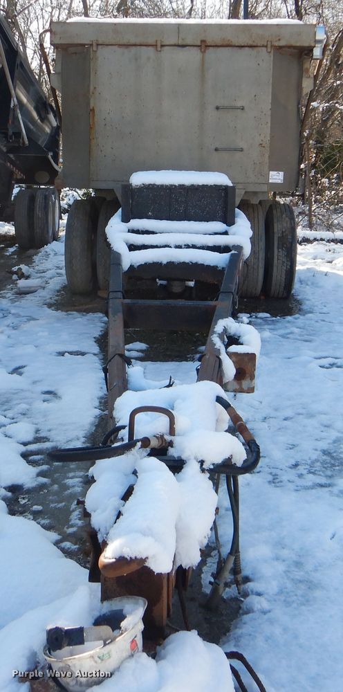 image for item DJ8575 1996 Leach end dump pup trailer