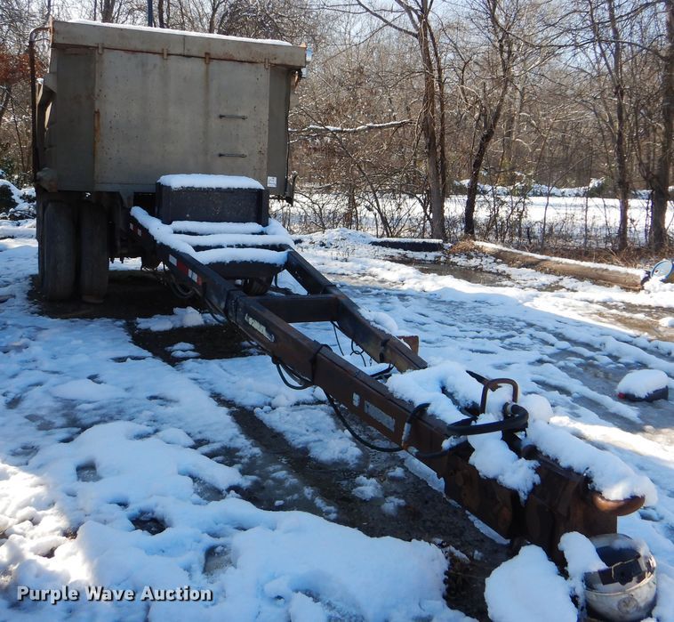 image for item DJ8575 1996 Leach end dump pup trailer