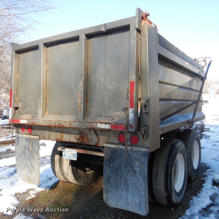 image for item DJ8575 1996 Leach end dump pup trailer