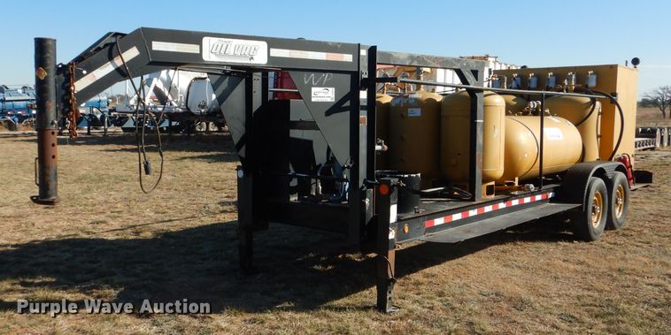 image for item DJ8819 2005 Sage flatbed trailer with pneumatic service system