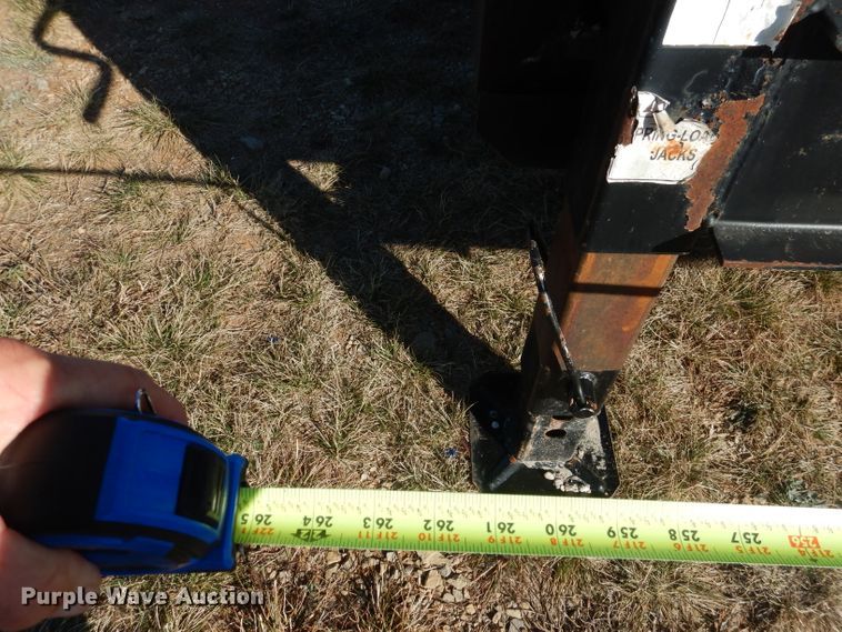 image for item DJ8819 2005 Sage flatbed trailer with pneumatic service system