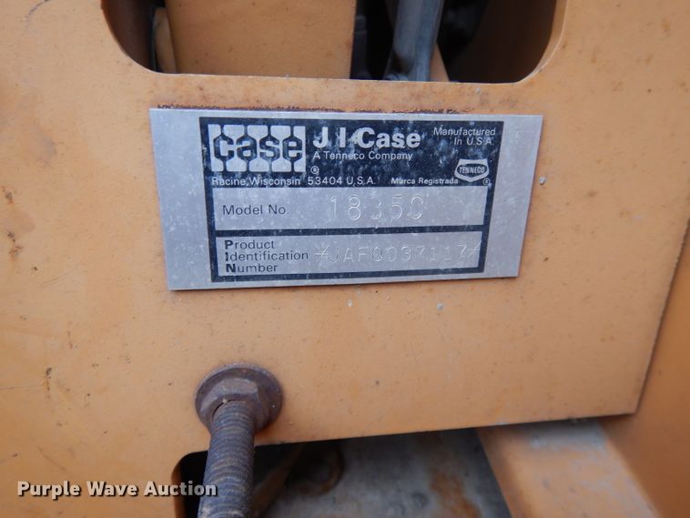 image for item DL2539 1989 Case 1835C  skid steer loader