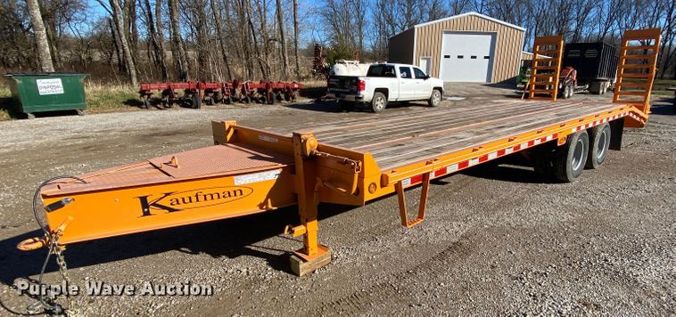 image for item EL9620 2018 Kauffman equipment trailer