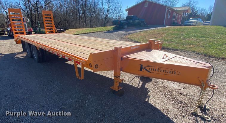 image for item EL9620 2018 Kauffman equipment trailer