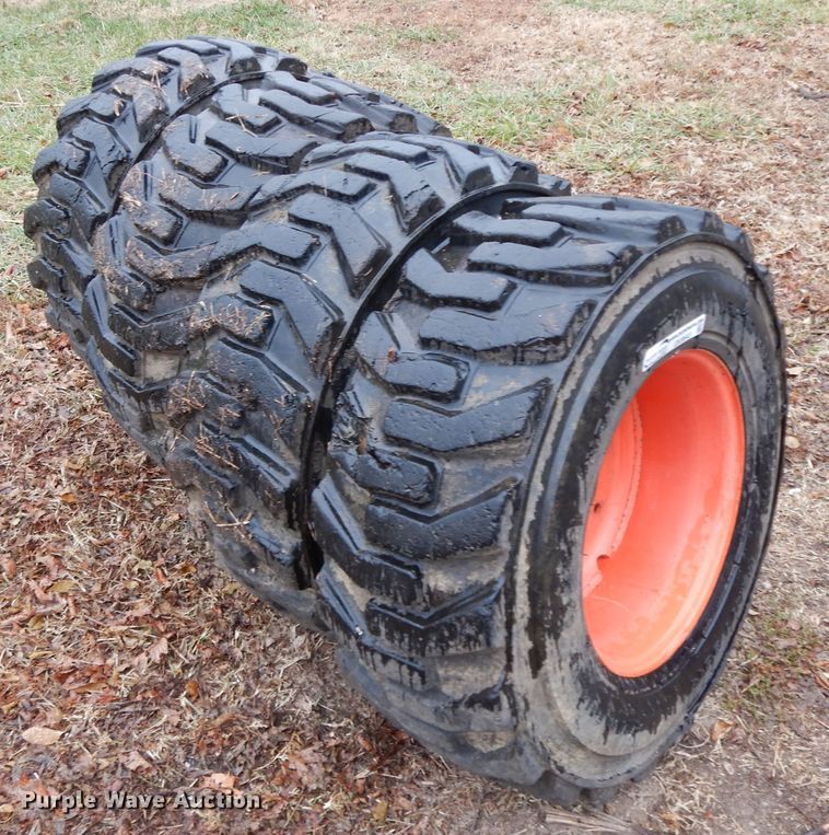 image for item GK9643 (4) 12-16.5 tires and wheels